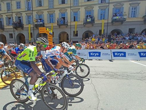 La partenza da Pinerolo