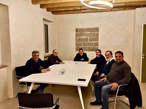Il presidente Davide Carlo Falletto (al centro) con la giunta: da sx Franco Grosso, Simone Dessino, Valter Sandri (vicepresidente), Flavio Gonella, Andrea Rizzolo. Il presidente Davide Carlo Falletto (al centro) con la giunta: da sx Franco Grosso, Simone Dessino, Valter Sandri (vicepresidente), Flavio Gonella, Andrea Rizzolo.