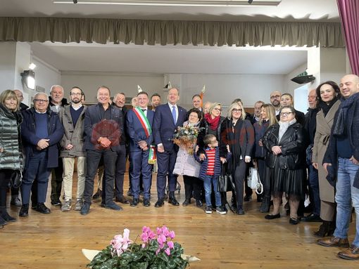 Il sottosegretario all’Agricoltura La Pietra in visita a San Michele Mondovì [FOTO]
