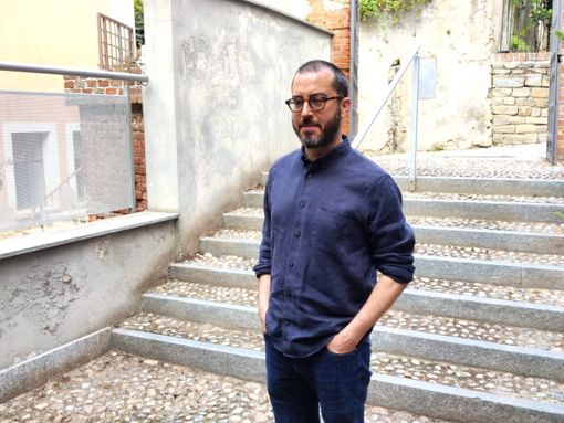 Safran Foer a Monforte d'Alba per l'incontro con la stampa che ha anticipato la giornata finale del premio in programma domani ad Alba Safran Foer a Monforte d'Alba per l'incontro con la stampa che ha anticipato la giornata finale del premio in programma domani ad Alba