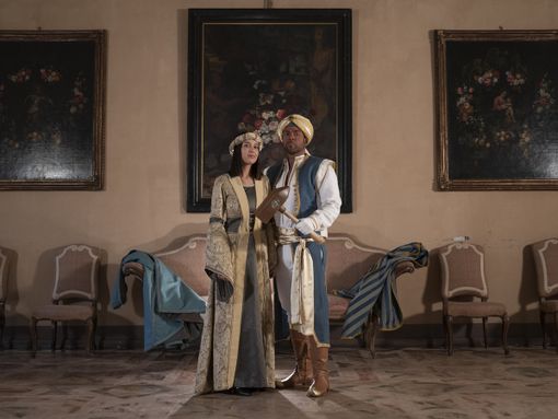 Il Moro di Mondovì (Mario Bosia) in compagnia della Béla Monregaleisa 2024 Francesca Battaglia Il Moro di Mondovì (Mario Bosia) in compagnia della Béla Monregaleisa 2024 Francesca Battaglia