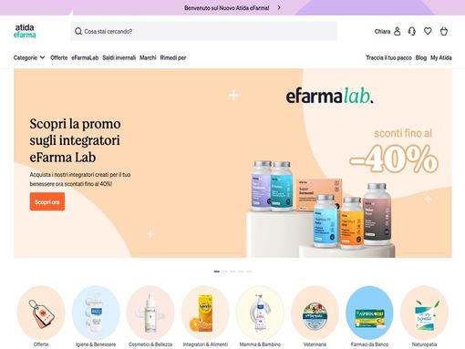 Atida eFarma: il partner di riferimento in ambito di salute e bellezza, con un sito web rinnovato Atida eFarma: il partner di riferimento in ambito di salute e bellezza, con un sito web rinnovato