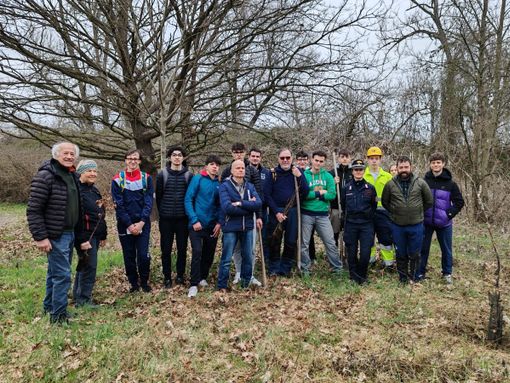 Racconigi: messi a dimora 40 nuovo alberi sul Sentiero del Maira