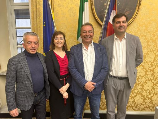 Da sinistra: Protopapa, Canalis, Bongioanni e Sacchetto Da sinistra: Protopapa, Canalis, Bongioanni e Sacchetto