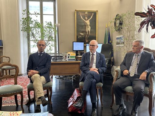 Da sinistra a destra: il presidente Paolo Demarchi, Alessandro Ferrero presidente COA, Edoardo Barelli Innocenti, presidente CdA di Torino Da sinistra a destra: il presidente Paolo Demarchi, Alessandro Ferrero presidente COA, Edoardo Barelli Innocenti, presidente CdA di Torino