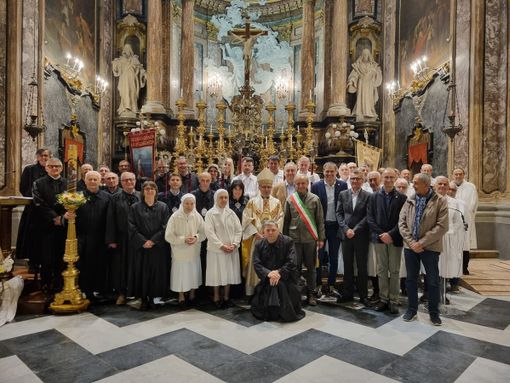 In foto la celebrazione in onore del Cottolengo, a Bra In foto la celebrazione in onore del Cottolengo, a Bra