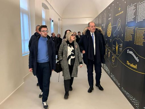 L'ex assessore Bolla all'inaugurazione del Mudet, nell'ottobre 2023 L'ex assessore Bolla all'inaugurazione del Mudet, nell'ottobre 2023