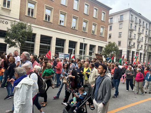 Immagine di un precedente corteo in città