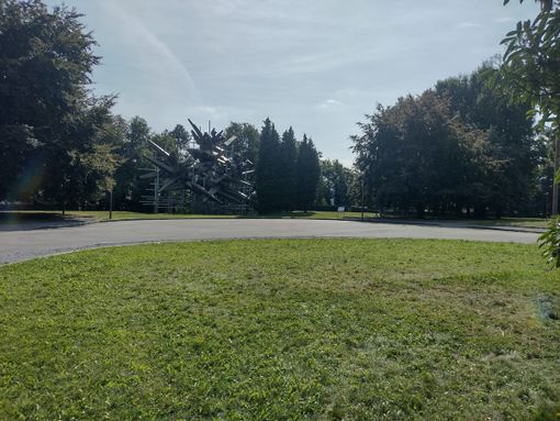 Un’immagine dello spazio, al Parco della Resistenza, in cui sarà piantumato il faggio a foglia rossa e apposta la targa commemorativa