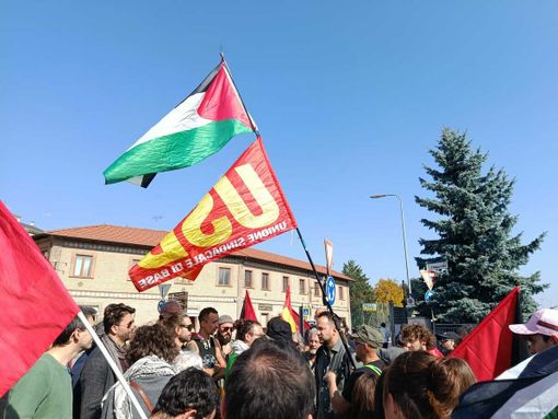 Borgo San Dalmazzo, protesta ProPal al mondiale di mondioring: "Boycott Israel!" Borgo San Dalmazzo, protesta ProPal al mondiale di mondioring: "Boycott Israel!"