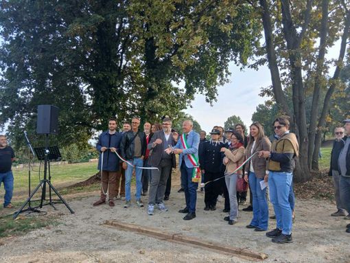 Saluzzo, taglio del nastro del parco Vigna Ariaudo Saluzzo, taglio del nastro del parco Vigna Ariaudo