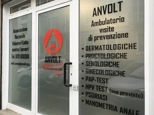 "Grazie all'Anvolt di Cuneo: è rassicurante poter contare su di voi in un momento di particolare difficoltà per la salute"