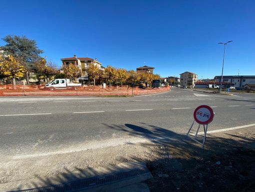 Villanova Mondovì, iniziati i lavori della Provincia per la realizzazione della nuova rotatoria in via Torino