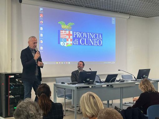 Un momento del convegno sul progetto "Mountresilience"  che si è svolto a Cuneo