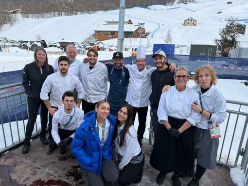 Il team degli chef di Stefano Paganini a Livigno Il team degli chef di Stefano Paganini a Livigno
