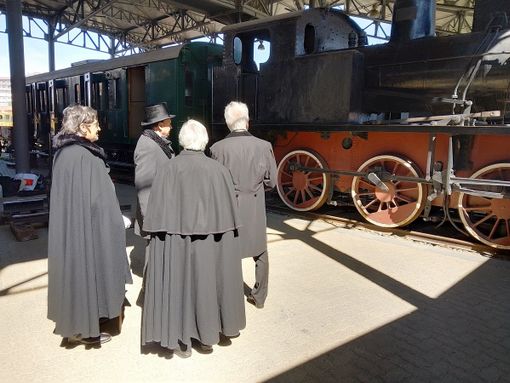 "Giuseppe Destefanis, un’eredità di pietra e cuore": la docufiction girata nel Museo ferroviario di Savigliano "Giuseppe Destefanis, un’eredità di pietra e cuore": la docufiction girata nel Museo ferroviario di Savigliano