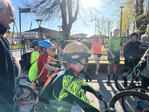 Trinità, buon inizio per il corso di mountain bike organizzato dalla SC Trinità del presidente Cavallero