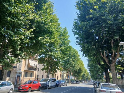 Saluzzo, corso IV Novembre dove si è aperto il co-housing  "La casa di Adalgisa"