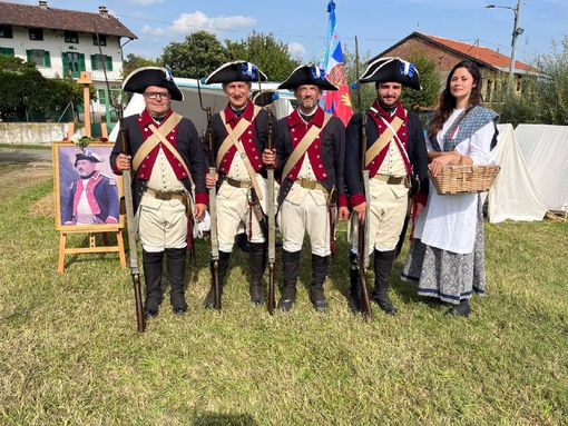 Il Reggimento "La Marina" di Nucetto in trasferta alla rievocazione storica di Barbania Il Reggimento "La Marina" di Nucetto in trasferta alla rievocazione storica di Barbania