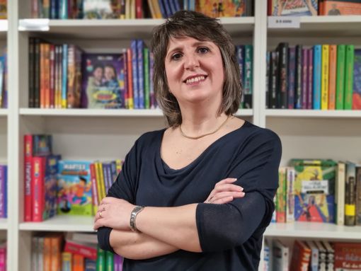 Silvia Gullino, curatrice del Caffè Letterario di Bra