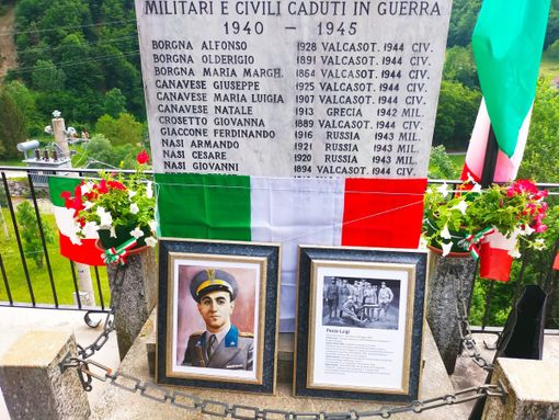Valcasotto ha ricordato il capitano Luigi Pezza con la posa di una 'pietra di inciampo'