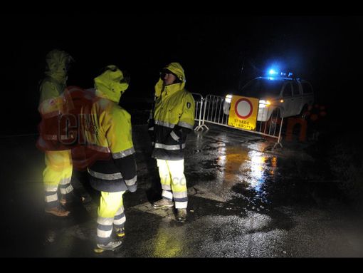 Una delle tantissime squadre di Volontari impegnate nell'emergenza alluvione di fine novembre