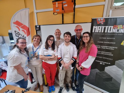 Attività didattiche con i Lego nel reparto di pediatria dell'ospedale Santa Croce di Cuneo