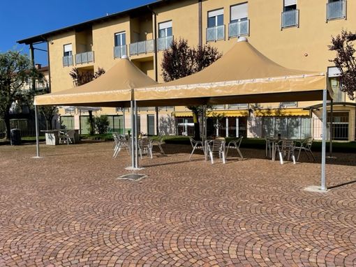 L'esterno dell'Ipab di Bagnolo Piemonte L'esterno dell'Ipab di Bagnolo Piemonte