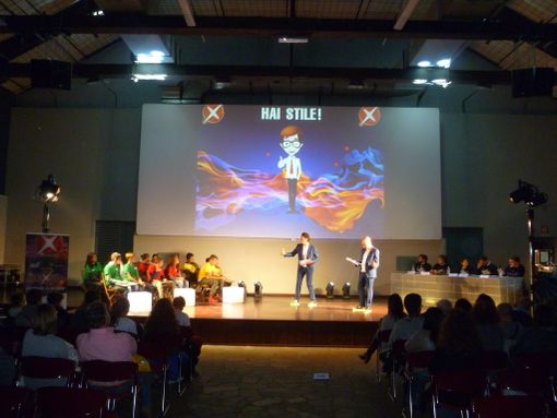 Un'istantanea della serata