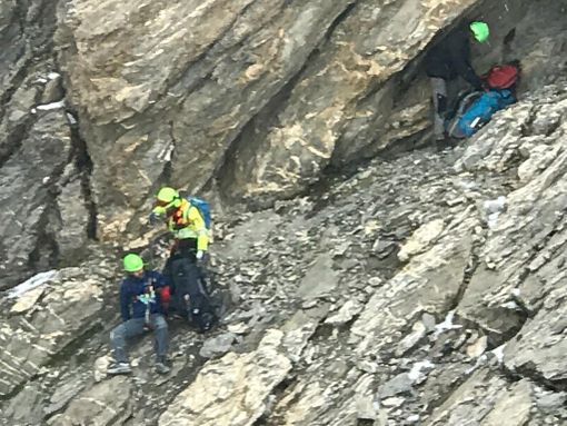 Val Maira: il Soccorso Alpino recupera due escursionisti tedeschi bloccati sul Brec de l'Homme