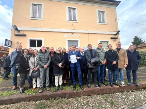 Da Manta l’annuncio di Cirio: "Da gennaio il ritorno dei treni sulla Cuneo-Saluzzo-Savigliano. Nel 2028  la riattivazione della Ceva-Ormea"