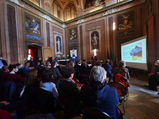 Cirio, ieri mattina, a Costigliole Saluzzo