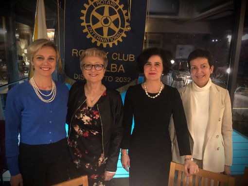 Nella foto da sinistra Carlotta Boffa, Piera Arata, Marta Giovannini e Ornella Bracco