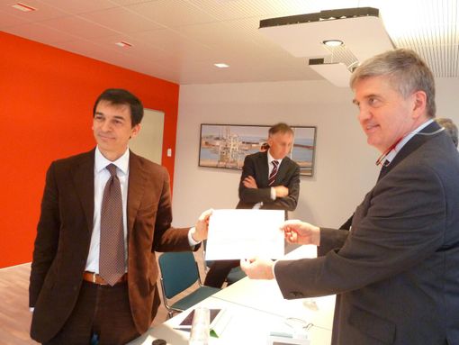 Caviglia e Verardo di Confindustria Cuneo