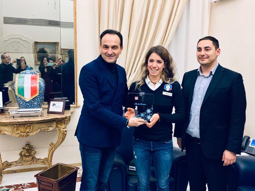 Il presidente Cirio e l'assessore Ricca si congratulano con Marta Bassino Il presidente Cirio e l'assessore Ricca si congratulano con Marta Bassino