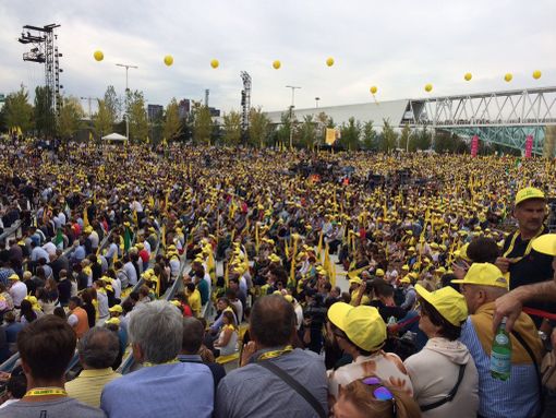 Coldiretti Cuneo all'Expo di Milano in attesa del Premier Renzi