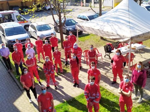 I volontari della CRI di Racconigi