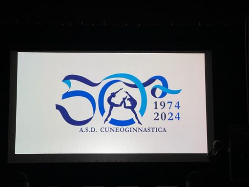 Il logo per la festa dei 50 anni di Cuneoginnastica Il logo per la festa dei 50 anni di Cuneoginnastica