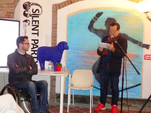 Sergio Bruno con l'attuale sindaco Stefano Viglione