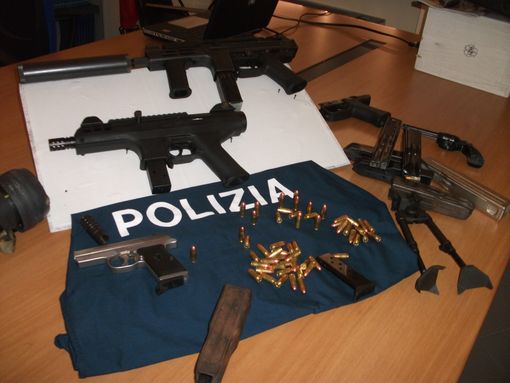 La Squadra Mobile di Cuneo contro il traffico di armi