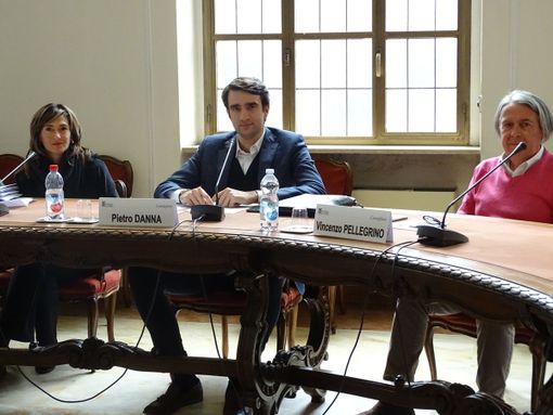 Da sinistra Danna, Molinari e Pellegrino