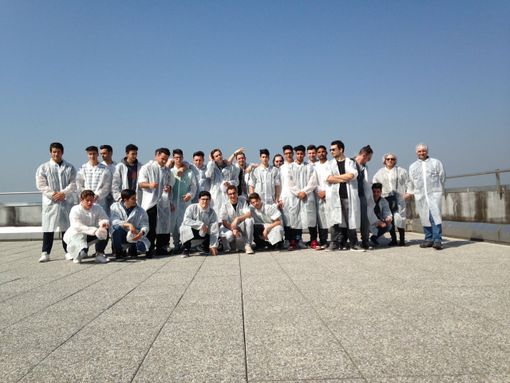 Studenti dell'Arimondi-Eula di Racconigi in visita alla ditta Monge di Monasterolo di Savigliano