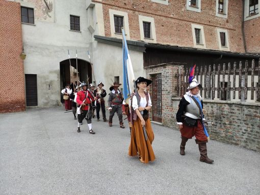 I figuranti  del gruppo "De Reges" di Revello