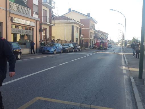 Incendio a Saluzzo: brucia un capannone