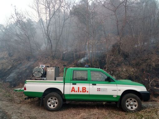 Incendi boschivi a Rittana, Revello, Castino e Dronero