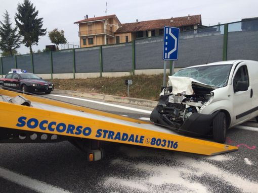 Incidente sulla Tangenziale di Mondovì: traffico chiuso in entrambe le direzioni