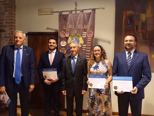 I nuovi soci del Club coi loro sponsor