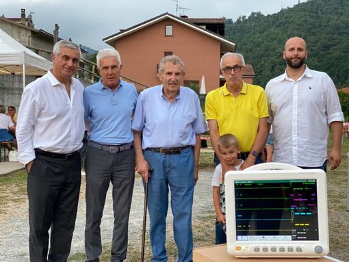 Benefattore fossanese dona monitor paramedico alla casa di riposo di Mombasiglio