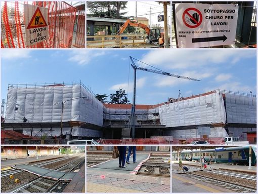 Mondovì: la stazione ferroviaria è un cantiere a cielo aperto (FOTO)