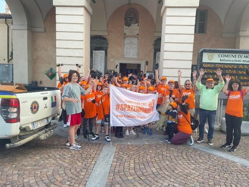 Giardini e aree verdi di Moretta pulite dai volontari per Spazzamondo